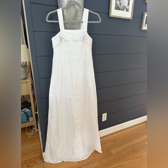 Lilly Pulitzer isadora white eyelet lace maxi dress size 4 - Picture 4 of 9